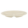 G.E.T - Diamond Ivory 10.25" 3-Compartment Plate (12 Per Case) - CP-10-DI