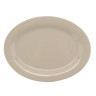 G.E.T - Diamond Ivory 11.25" x 8.5" Oval Platter (12 Per Case) - OP-320-IV