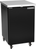 Beverage-Air - 24" Black Mobile Back Bar w/ 1 Solid Swing Door - BB24HC-1-B