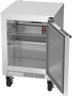 Beverage-Air - 20" Mobile Undercounter Shallow Depth Refrigerator w/ 1 Solid Swing Door - UCR20HC