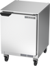 Beverage-Air - 24" Mobile Undercounter Shallow Depth Refrigerator w/ 1 Solid Swing Door - UCR24HC