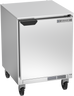 Beverage-Air - 24" Mobile Undercounter Shallow Depth Refrigerator w/ 1 Solid Swing Door - UCR24HC