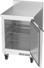 Beverage-Air - 24" Mobile Worktop Refrigerator w/ 1 Solid Swing Door & Foamed-In Backsplash - WTR24AHC-FIP