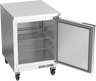 Beverage-Air - 24" Mobile Worktop Refrigerator w/ 1 Solid Swing Door - WTR24AHC-FLT