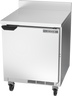 Beverage-Air - 27" Mobile Worktop Refrigerator w/ 1 Solid Swing Door & Foamed-In Backsplash - WTR27AHC-FIP