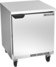 Beverage-Air - 27" Mobile Worktop Refrigerator w/ 1 Solid Swing Door - WTR27AHC-FLT