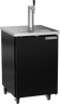 Beverage-Air - 24" Black Mobile Kegerator - DD24HC-1-B