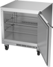 Beverage-Air - 32" Mobile Undercounter Refrigerator w/ 1 Solid Swing Door - UCR32AHC
