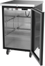 Beverage-Air - 24" Black Back Bar Refrigerator w/ 1 Glass Swing Door - BB24HC-1-G-B