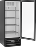 Beverage-Air - 24" MarketMax Black Merchandiser Refrigerator w/ 1 Swing Glass Door - MMR12HC-1-B