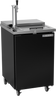 Beverage-Air - 24" Black Mobile Kegerator w/ Club Top - BM23HC-C-B
