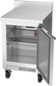 Beverage-Air - 20" Mobile Worktop Shallow Depth Refrigerator w/ 1 Solid Swing Door & Foamed-In Backsplash - WTR20HC-FIP