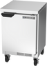 Beverage-Air - 20" Mobile Worktop Shallow Depth Refrigerator w/ 1 Solid Swing Door - WTR20HC-FLT