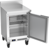 Beverage-Air - 20" Mobile Worktop Shallow Depth Freezer w/ 1 Solid Swing Door & Foamed-In Backsplash - WTF20HC-FIP