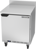 Beverage-Air - 27" Mobile Worktop Freezer w/ 1 Solid Swing Door & Foamed-In Backsplash - WTF27AHC-FIP