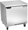 Beverage-Air - 32" Mobile Worktop Refrigerator w/ 1 Solid Swing Door - WTR32AHC-FLT