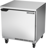 Beverage-Air - 32" Mobile Worktop Refrigerator w/ 1 Solid Swing Door - WTR32AHC-FLT