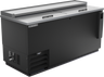 Beverage-Air - 64" Black Bottle Cooler w/ 2 Lids - DW64HC-B