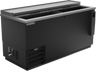 Beverage-Air - 64" Black Bottle Cooler w/ 2 Lids - DW64HC-B