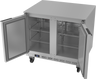 Beverage-Air - 36" Mobile Undercounter Refrigerator w/ 2 Solid Swing Doors - UCR36AHC