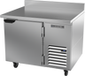 Beverage-Air - 41" Mobile Worktop Refrigerator w/ 1 Solid Swing Door & Foamed-In Backsplash - WTR41AHC