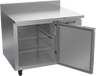 Beverage-Air - 41" Mobile Worktop Refrigerator w/ 1 Solid Swing Door & Foamed-In Backsplash - WTR41AHC