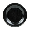 G.E.T - Etchedware 9" Textured Black Wide Rim Plate (24 Per Case) - WP-9-EW-BK