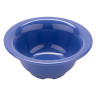 G.E.T - Diamond Mardi Gras 10 oz Peacock Blue Rim Bowl (48 Per Case) - B-105-FG