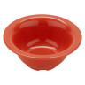 G.E.T - Diamond Mardi Gras 10 oz Rio Orange Rim Bowl (48 Per Case) - B-105-RO