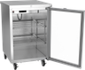 Beverage-Air - 24" Stainless Steel Back Bar Refrigerator w/ 1 Glass Swing Door - BB24HC-1-G-S