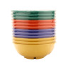 G.E.T - Diamond Mardi Gras 24 oz Mixed Colors Bowl (12 Per Case) - B-24-MIX