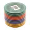 G.E.T - Diamond Mardi Gras 4.5 oz Mixed Colors Rim Bowl (48 Per Case) - B-454-MIX