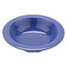 G.E.T - Diamond Mardi Gras 4.5 oz Peacock Blue Rim Bowl (48 Per Case) - B-454-PB
