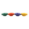 G.E.T - Diamond Mardi Gras 8 oz Mixed Colors Rim Bowl (48 Per Case) - B-86-MIX