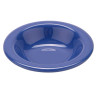 G.E.T - Diamond Mardi Gras 8 oz Peacock Blue Rim Bowl (48 Per Case) - B-86-PB