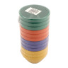 G.E.T - Diamond Mardi Gras 8 oz Mixed Colors Bowl (48 Per Case) - BC-170-MIX
