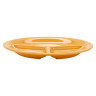 G.E.T - Diamond Mardi Gras 10.25" 3-Compartment Tropical Yellow Plate (12 Per Case) - CP-10-TY