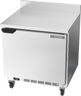 Beverage-Air - 32" Mobile Worktop Freezer w/ 1 Solid Swing Door & Foamed-In Backsplash - WTF32AHC-FIP