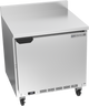 Beverage-Air - 32" Mobile Worktop Freezer w/ 1 Solid Swing Door & Foamed-In Backsplash - WTF32AHC-FIP