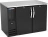 Beverage-Air - 48" Black Back Bar w/ 2 Solid Swing Doors - BB48HC-B