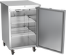 Beverage-Air - 24" Stainless Steel Mobile Food Rated Back Bar w/ 1 Solid Swing Door - BB24HC-1-F-S