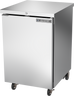 Beverage-Air - 24" Stainless Steel Mobile Food Rated Back Bar w/ 1 Solid Swing Door - BB24HC-1-F-S