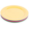 G.E.T - Diamond Mardi Gras 10.5" Mixed Colors Narrow Rim Plate (12 Per Case) - NP-10-MIX