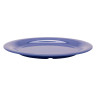 G.E.T - Diamond Mardi Gras 10.5" Peacock Blue Narrow Rim Plate (12 Per Case) - NP-10-PB