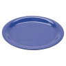 G.E.T - Diamond Mardi Gras 6.5" Peacock Blue Narrow Rim Plate (48 Per Case) - NP-6-PB