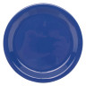 G.E.T - Diamond Mardi Gras 7.25" Peacock Blue Narrow Rim Plate (48 Per Case) - NP-7-PB