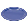 G.E.T - Diamond Mardi Gras 9" Peacock Blue Narrow Rim Plate (24 Per Case) - NP-9-PB