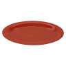 G.E.T - Diamond Mardi Gras 12" x 9" Rio Orange Oval Platter (12 Per Case) - OP-120-RO