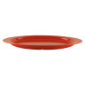 G.E.T - Diamond Mardi Gras 14.75" x 10.5" Rio Orange Oval Platter (12 Per Case) - OP-145-RO