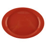 G.E.T - Diamond Mardi Gras 14.75" x 10.5" Rio Orange Oval Platter (12 Per Case) - OP-145-RO